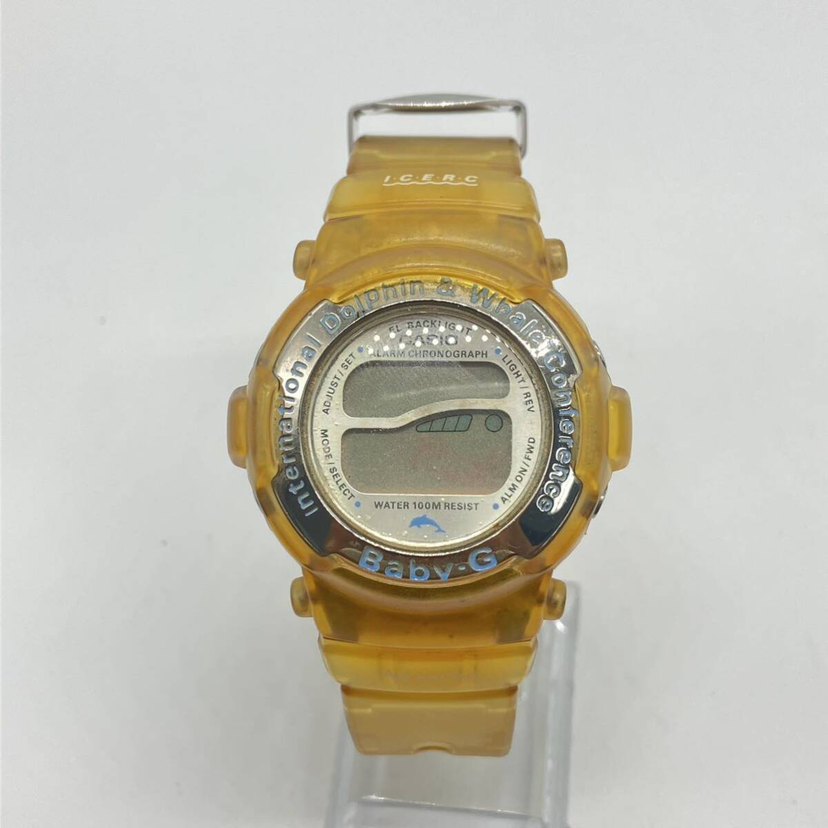 1円〜 4M CASIO Baby-G 腕時計 カシオ 2047 BG-1000K クオーツ QUARTZ腕時計 動作未確認 ステンレススティール ブランド ドルフィン _画像1