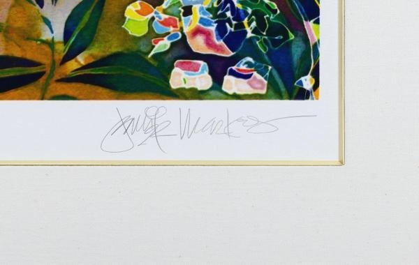 [ genuine work ][WISH] Jennifer * Mark sJennifer Markes[ Lotus Cafe ] silk screen 30 number Daisaku autograph autograph #24043901