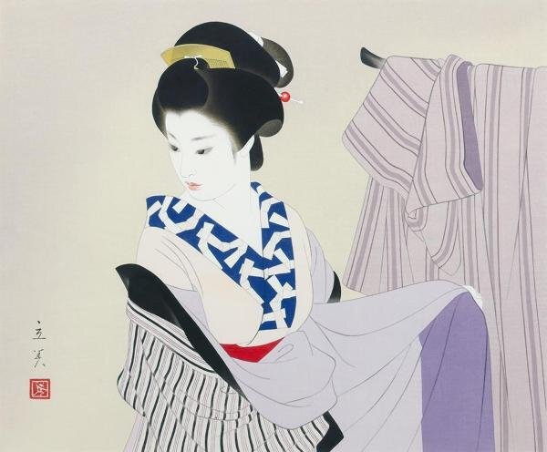 [ genuine work ][WISH]... beautiful [ put on change ] woodblock print approximately 8 number one sheets. . handling work 0 beauty picture . Takumi . picture house as activity .: mountain river preeminence .#24052505