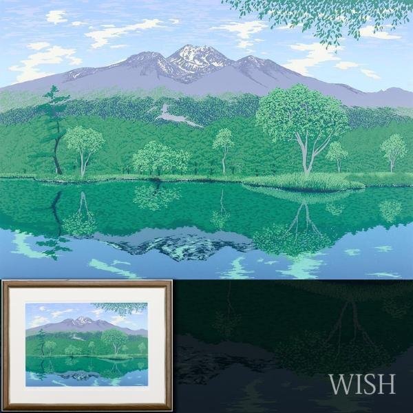 版画 シルクスクリーン 小暮真望 「妙高の初夏」 Yahoo!オークション - 【真作】【WISH】小暮真望「妙高の初夏