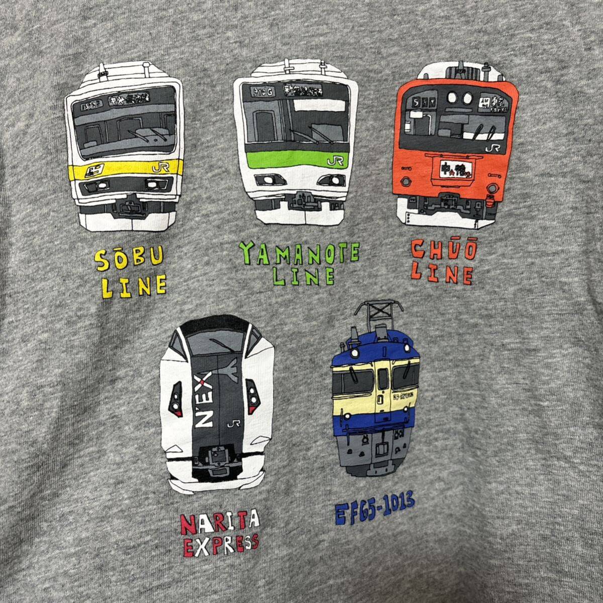 古着　beams mini 鉄道　電車　半袖Tシャツ　120 ビームスミニ_画像5