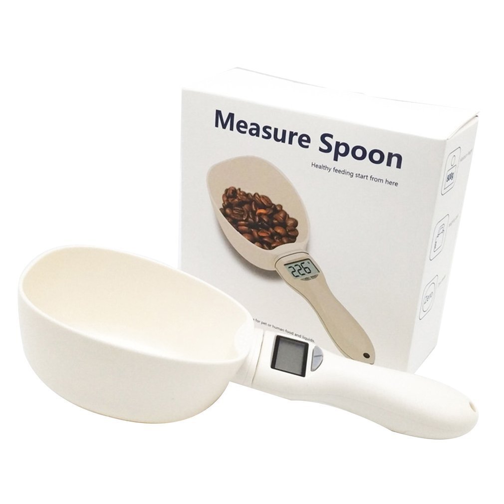  pet food electron measurement spoon scale pet removed possibility measurement spoon LCD monitor measurement health maintenance dog cat 718