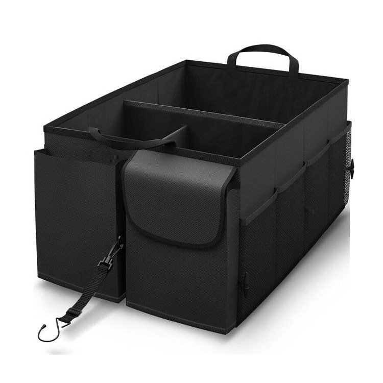 車用収納ボックス 折り畳み式 頑丈 防水メッシュポケット付き キャンプ BBQ アウトドア トランクボックス (2色) 508_画像5