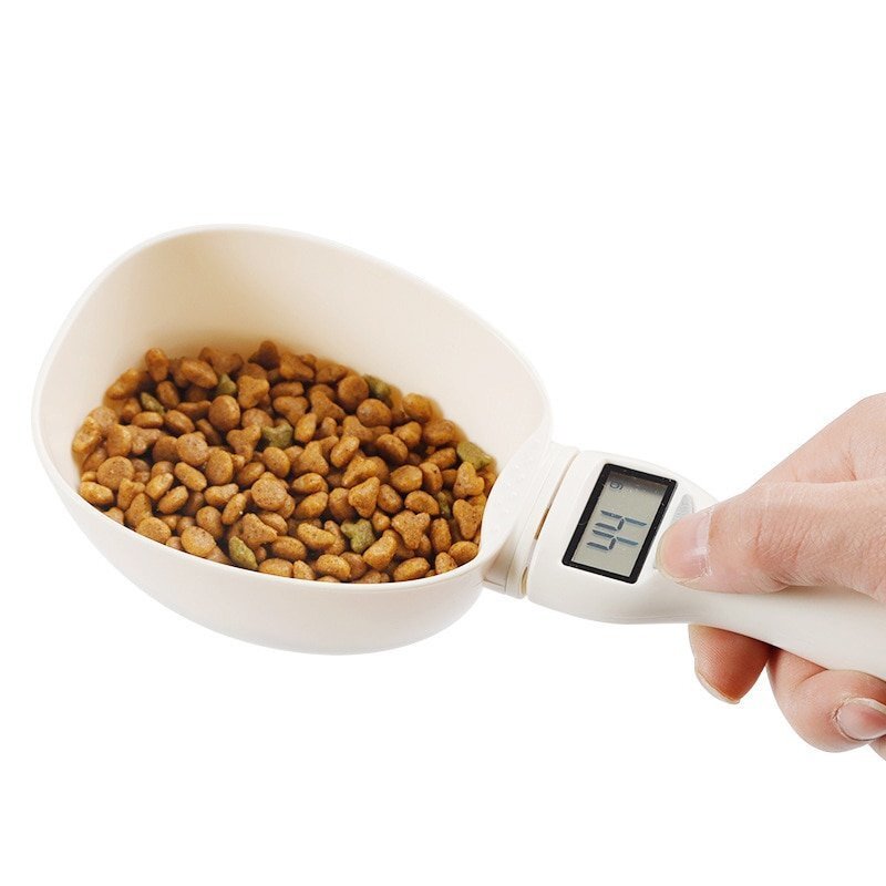  pet food electron measurement spoon scale pet removed possibility measurement spoon LCD monitor measurement health maintenance dog cat 718