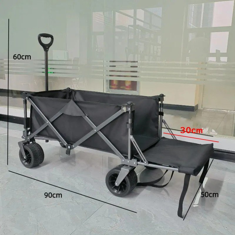  carry wagon carry cart cover table attaching wide tire brake attaching ( khaki ) 554kk