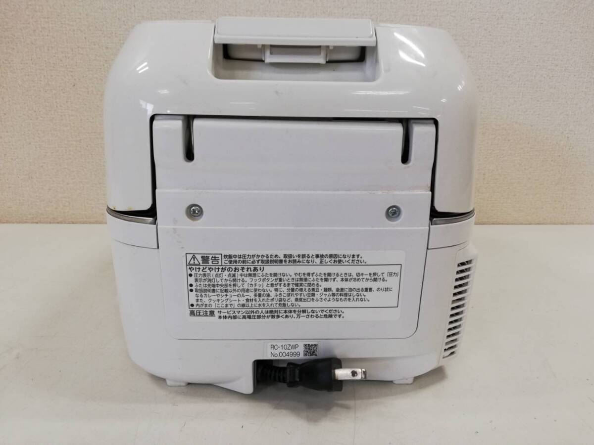 [.59]RC-IE10ZWP Toshiba TOSHIBA вакуум давление IH рисоварка ..ja-2021 год производства электризация подтверждено рабочий товар 