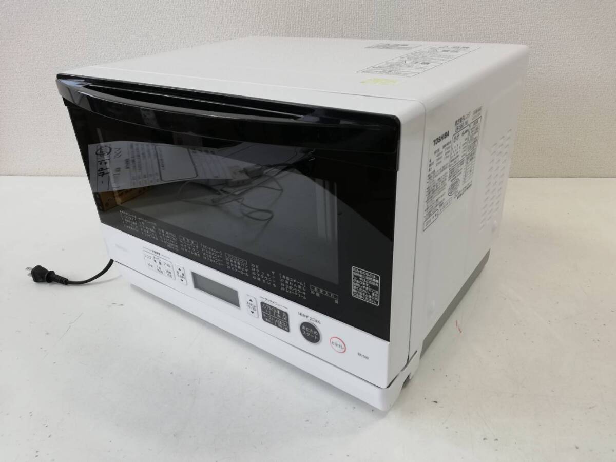 【に94】ER-S60(W) TOSHIBA 東芝 オーブンレンジ 通電確認済み 2019年製 動作品の画像1