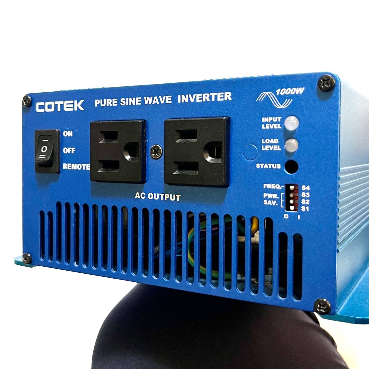 COTEK　DC-AC インバータ　Pure Sine Wave Inverter - SK1000-112 / 正弦波　動作正常　車中泊_画像3