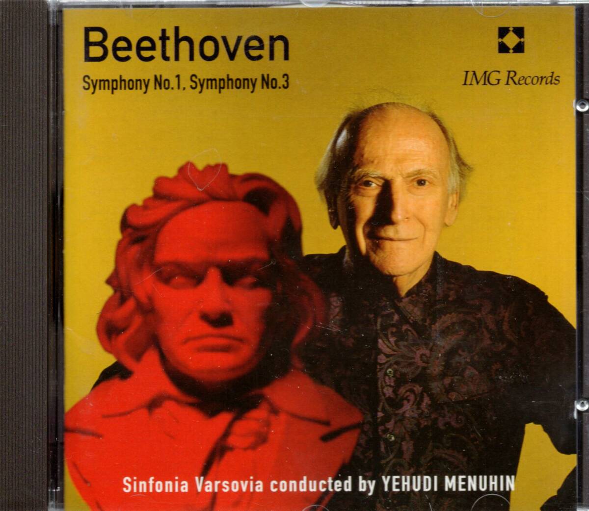 b449 ベートーヴェン：交響曲第1番＆3番「英雄」／MENUHIN_画像1