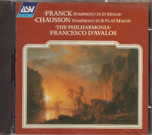 フランク＆ショーソン：交響曲/FRANCESCO D'AVALOS_画像1