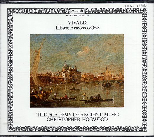 旧西独プレス　ヴィヴァルディ：12の協奏曲/ホグウッド指揮（2CD)_画像1