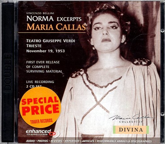 ベッリーニ：歌劇「ノルマ」/マリア・カラス（2CD)の画像1
