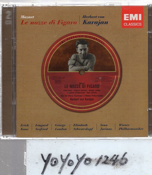 ｂ456　モーツァルト：フィガロの結婚/カラヤン（2CD）_画像1