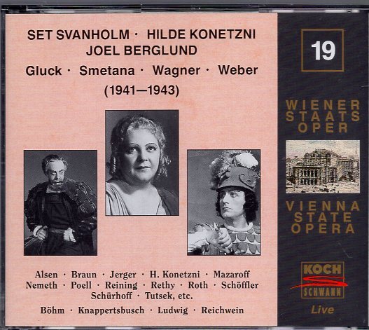 Edition WIENER STAATSOPER LIVE Vol.19 1941-1943 (2CD)の画像1