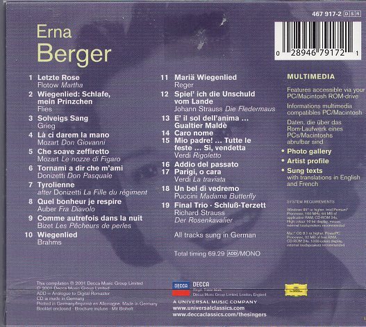 THE SINGERS ERNA BERGER_画像2