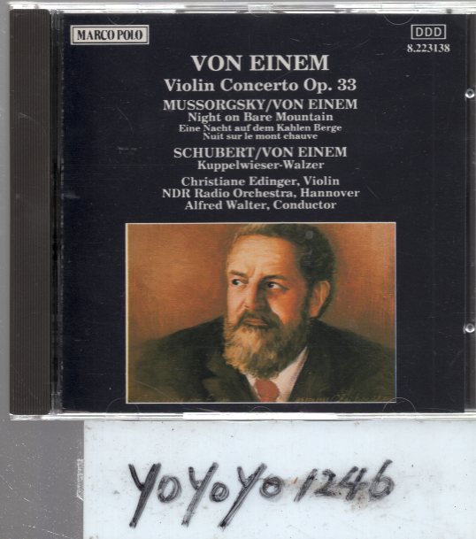 pc285 アイネム：ヴァイオリン協奏曲 Op. 33 （エディンガー／北ドイツ放送響／ヴァルター）の画像1