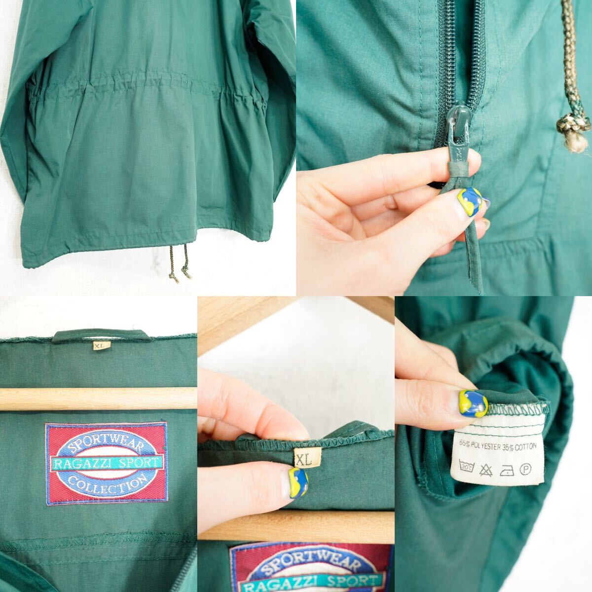 USA VINTAGE RAGAZZI SPORT HALF ZIP ANORAK PARKA/アメリカ古着 USA VINTAGE RAGAZZI SPORT HALF ZIP ANORAK PARKA/アメリカ古着
