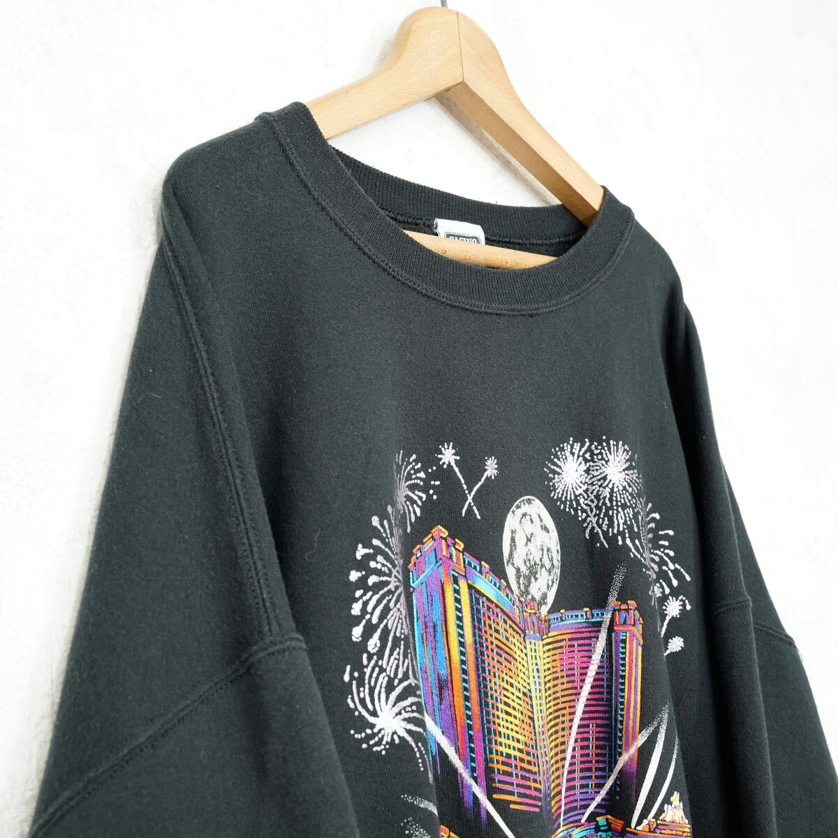 USA VINTAGE CASINO CLASSICS PRINT DESIGN SWEAT SHIRT/アメリカ古着プリントデザインスウェット