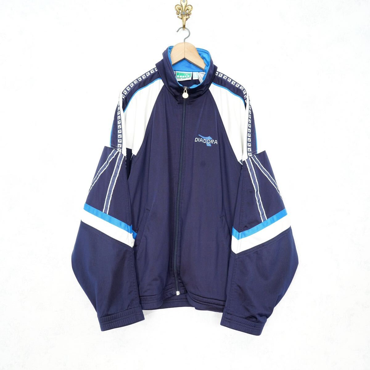 EU VINTAGE diadora LOGO DESIGN TRACK JACKET/ヨーロッパ古着 EU VINTAGE diadora LOGO DESIGN TRACK JACKET/ヨーロッパ古着