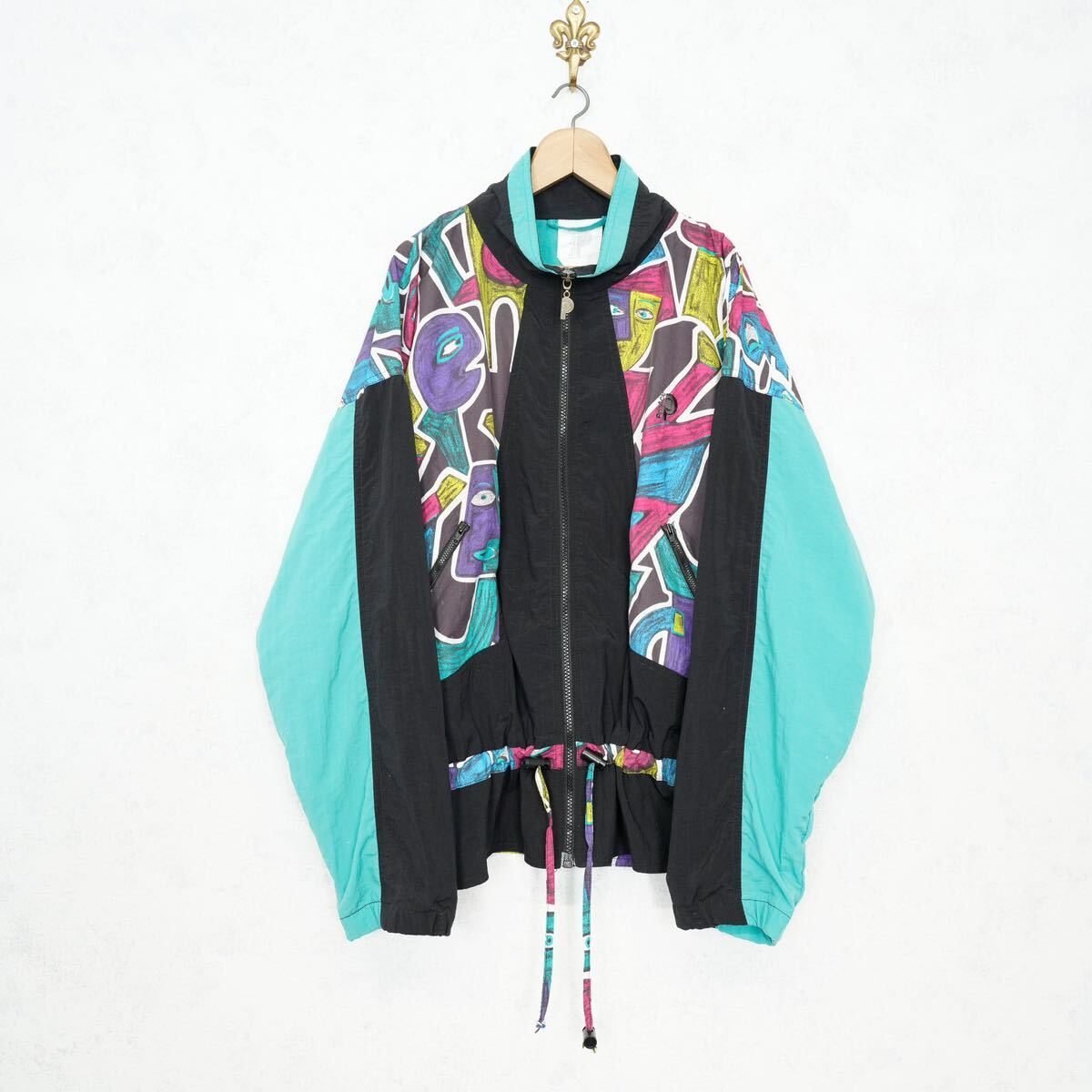 USA VINTAGE ProAce ARTISTIC PATTERNED DESIGN ZIP UP BLOUSON USA VINTAGE ProAce ARTISTIC PATTERNED DESIGN ZIP UP BLOUSON