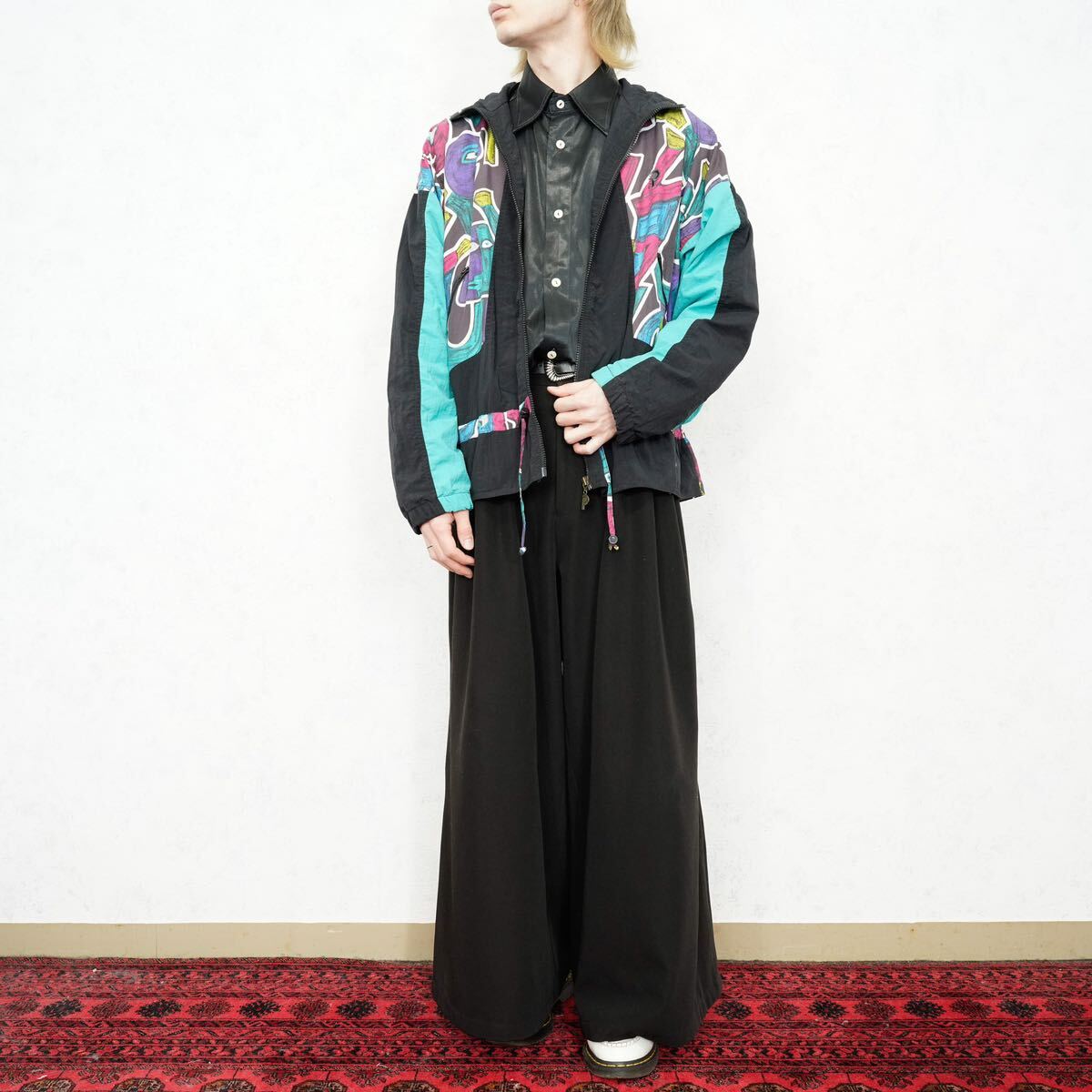 USA VINTAGE ProAce ARTISTIC PATTERNED DESIGN ZIP UP BLOUSON USA VINTAGE ProAce ARTISTIC PATTERNED DESIGN ZIP UP BLOUSON
