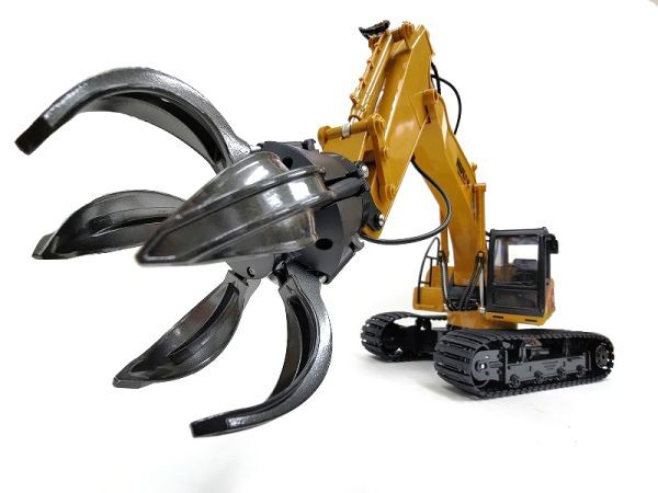 パーティを彩るご馳走や 【実車同様のリアルな動作】フルファンクション リチウムイオンバッテリー 1/14 2.4GHz グラップルパワーショベル ラジコン その他