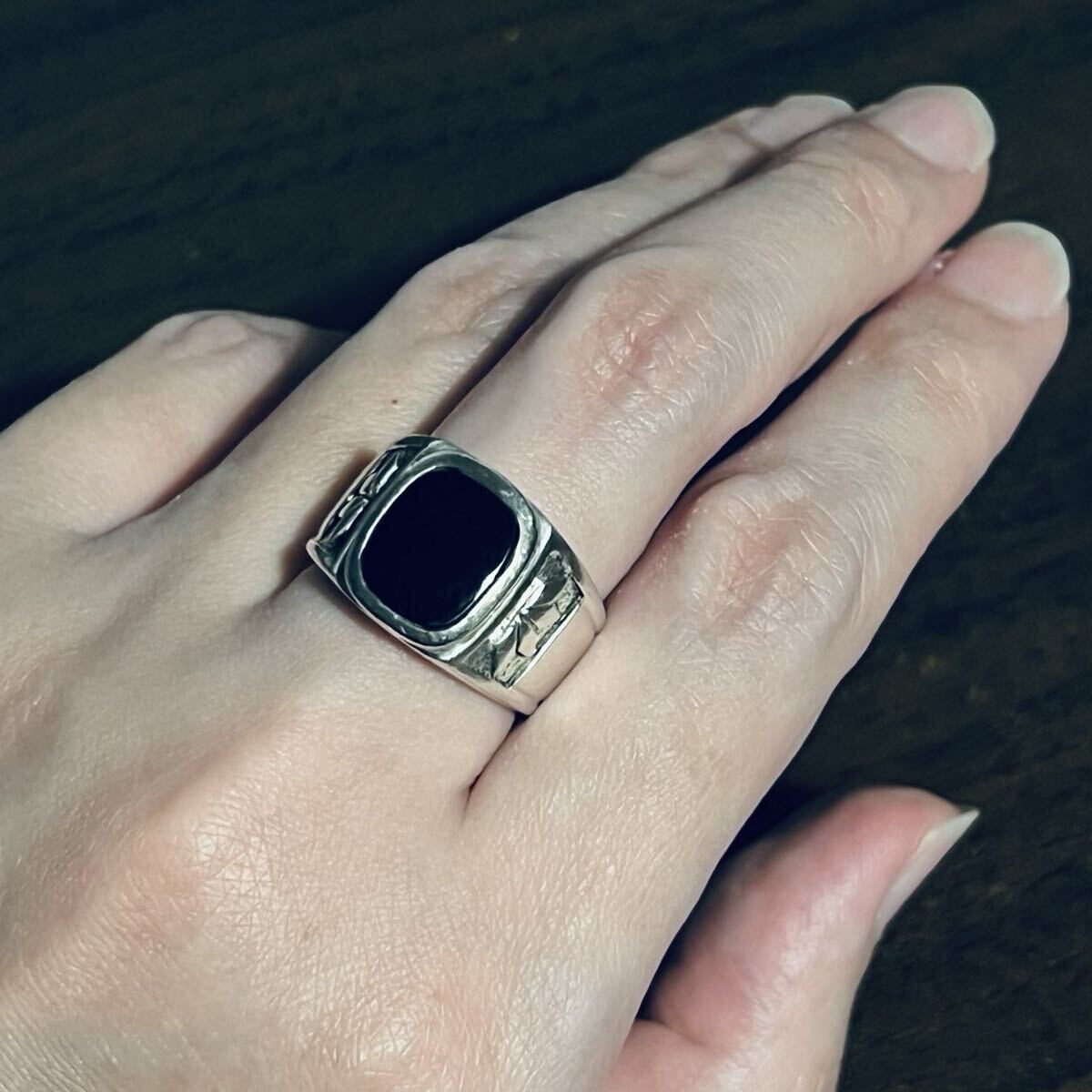VINTAGE TIFFANY ヴィンテージ ティファニー ブラック オニキス VINTAGE TIFFANY ヴィンテージ ティファニー ブラック オニキス