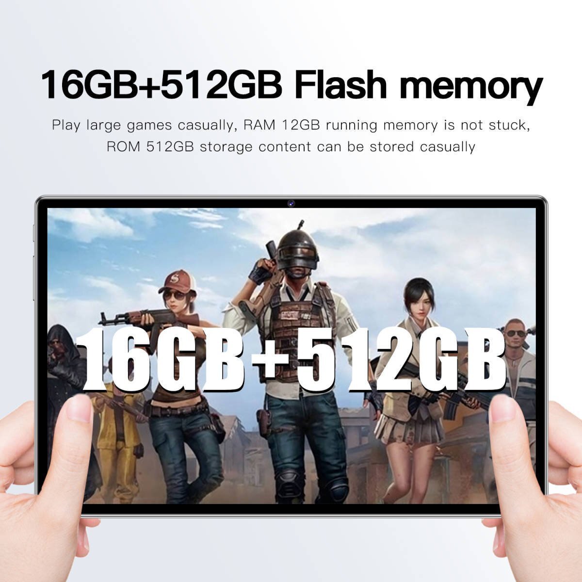 タブレット PC 本体 16+512GB 10.1インチ Android 13.0 Wi-Fiモデル 通話対応 IPS液晶 simフリー GMS認証 軽量 在宅勤務 ブラック_画像8