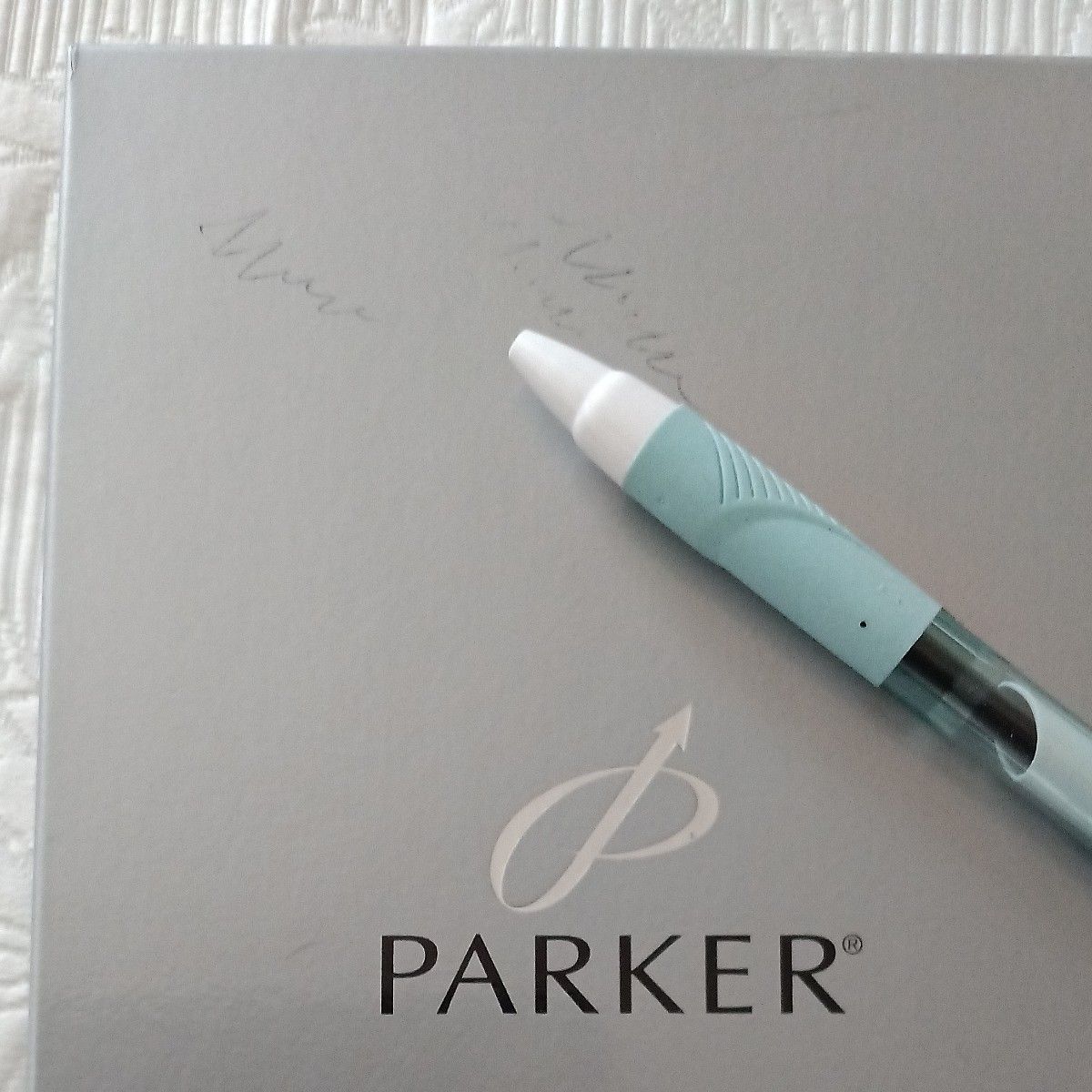 パーカー PARKER ペンケースのみ 縦型 黒 ブラック ホック式 used品 筆入れ 筆箱