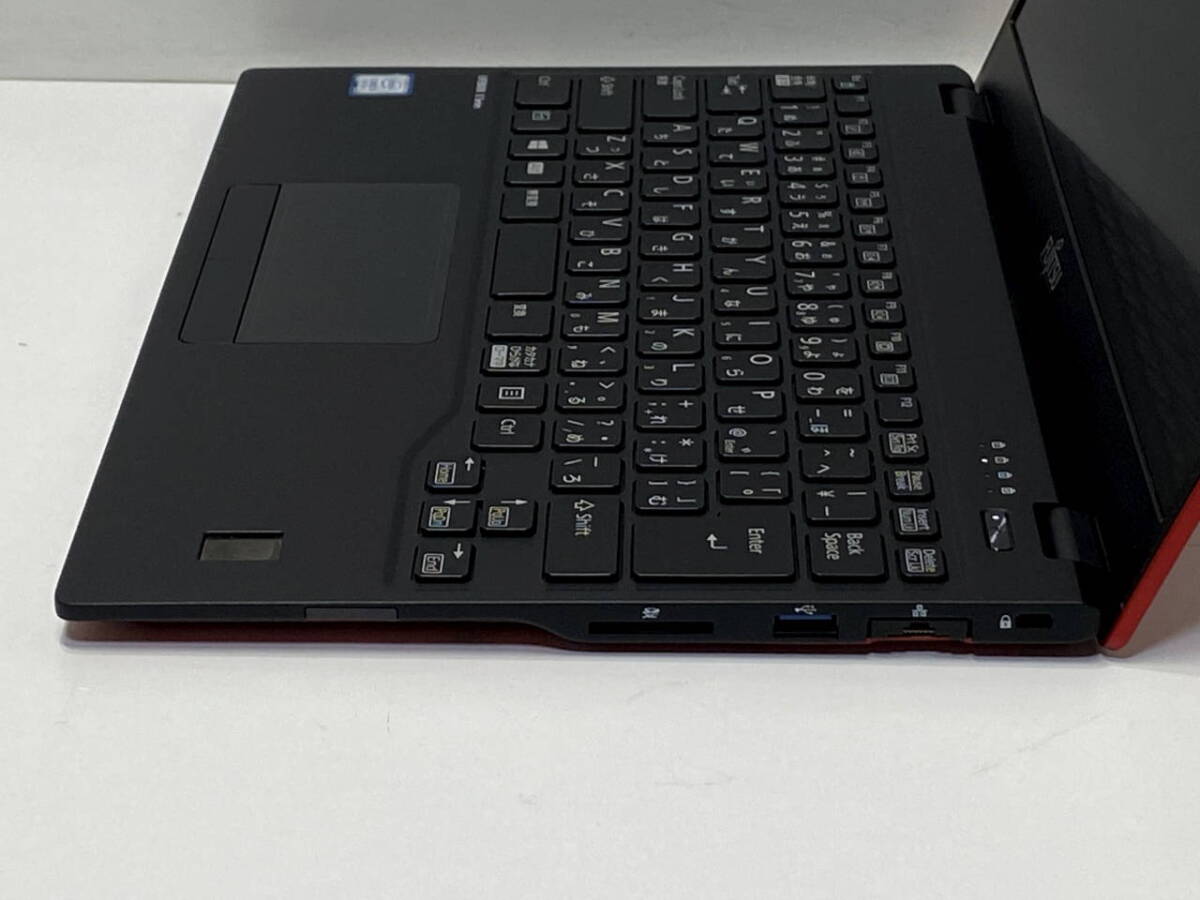 ★ガーネットレッド 使用175h 第8世代Core i5 LIFEBOOK U939/B Core i5 8365U 1.6GHz/8GB/SSD256GB/WiFi/13.3FHD 3_画像4