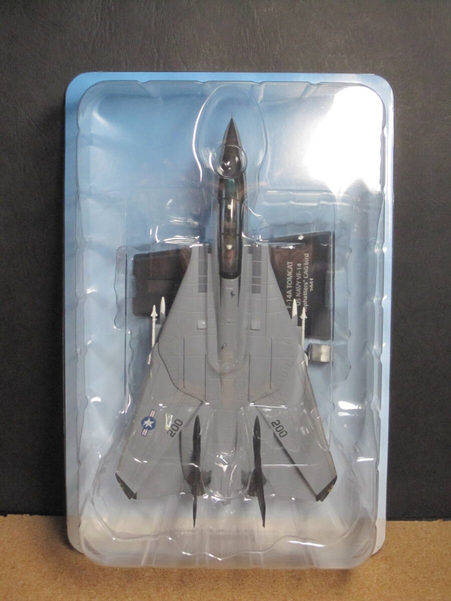 ☆アメリカ海軍 F-14A トムキャット 第14戦闘飛行隊トップハッターズCAGbird機☆1/100☆エアファイターコレクション Vol.125☆美品☆の画像6