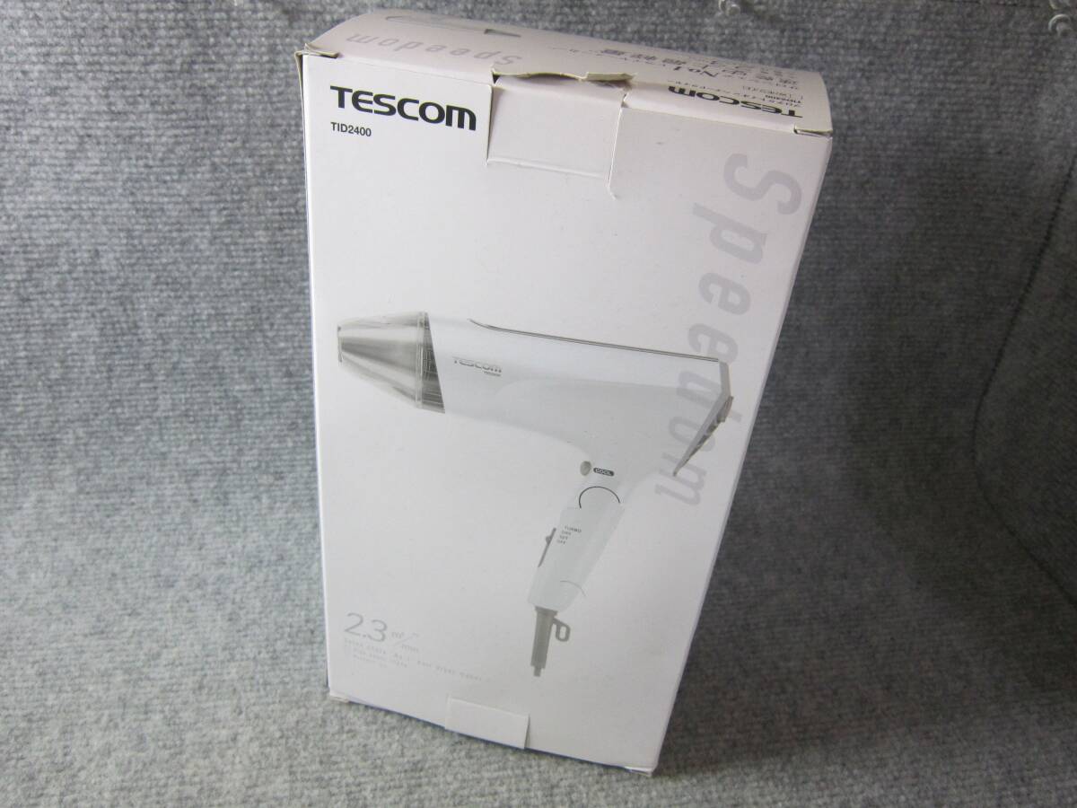 (5176) 未使用品 TESCOM Speedom プロテクトイオン ヘアードライヤー TID2400_画像1