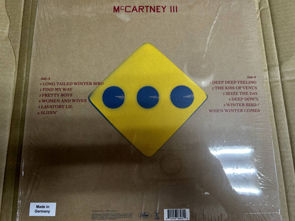 希少渦巻き３色★ McCartney III - 3x3 Edition Paul McCartney ポール・マッカートニー　マッカートニー III ビートルズ　Beatles_画像3