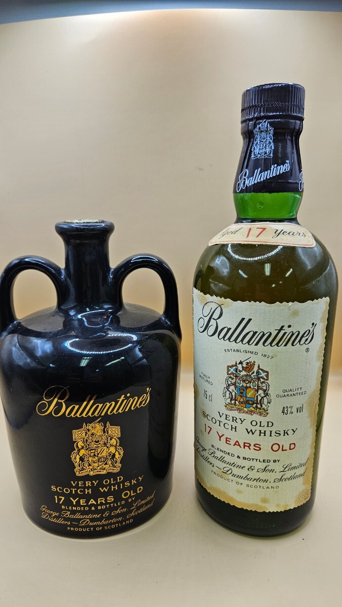 管理番号D61 未開栓 Ballantine’ｓ バランタイン VERY OLD ベリーオールド 17年 スコッチウイスキー 箱無し 750ml 43％ Ballantine_画像1