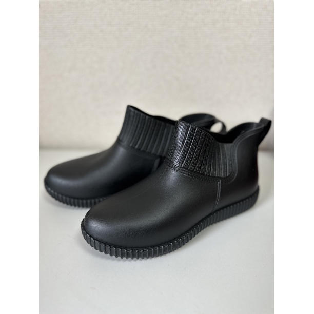  rain boots waterproof rain shoes lady's shoes rain. day boots 24cm black 