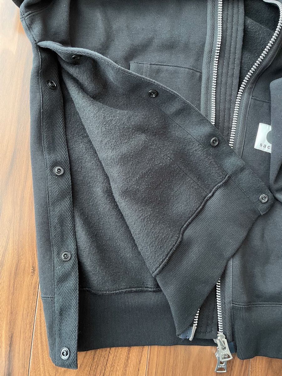 【正規品】Carhartt WIP x sacai Hoodie "Black" サイズ4 サカイ カーハート