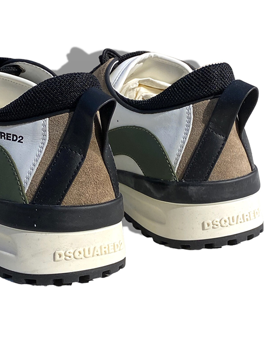 定価8.3万 ディースクエアード DSQUARED2 ディースクエアードを代表するレジェンンドスニーカー！【LEGEND】レザースニーカー 靴 シューズの画像4