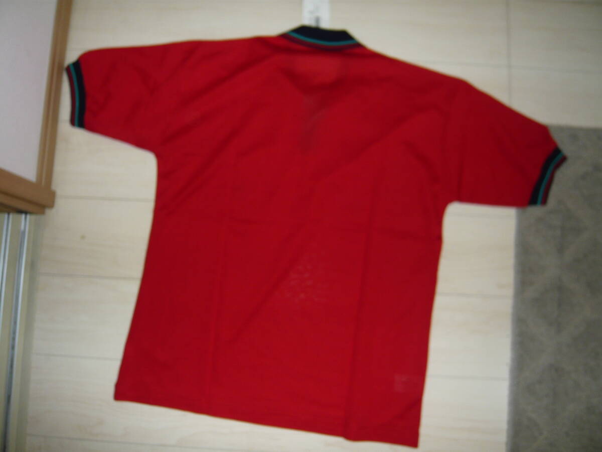 未使用フェラーリFerrari　半袖ポロシャツ　サイズ表示はL（実質LL以上程度）レッド　左胸ポケット　カッパKappa_画像7