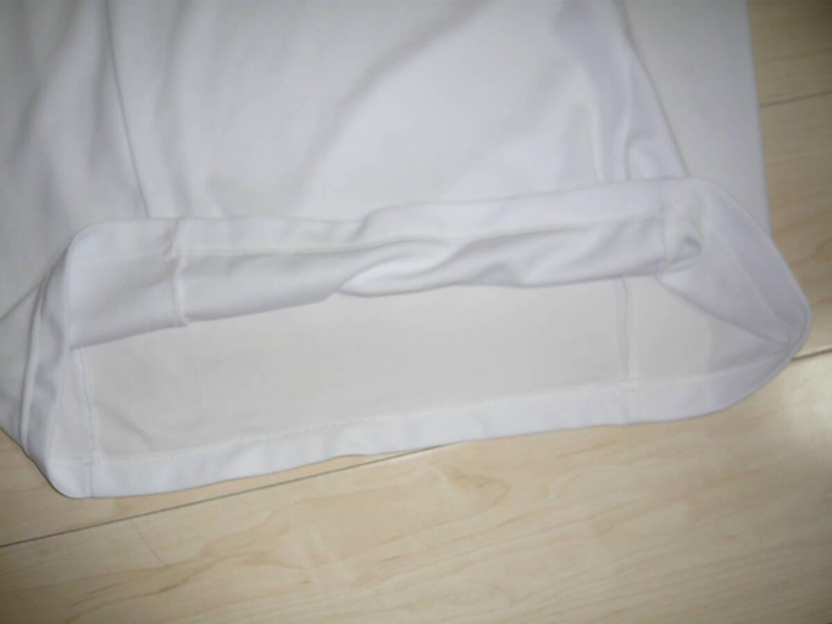 カンタベリー　Mサイズ　半袖ポロシャツ　ホワイト　左腕／背中ビッグロゴ　中古良品　_画像5