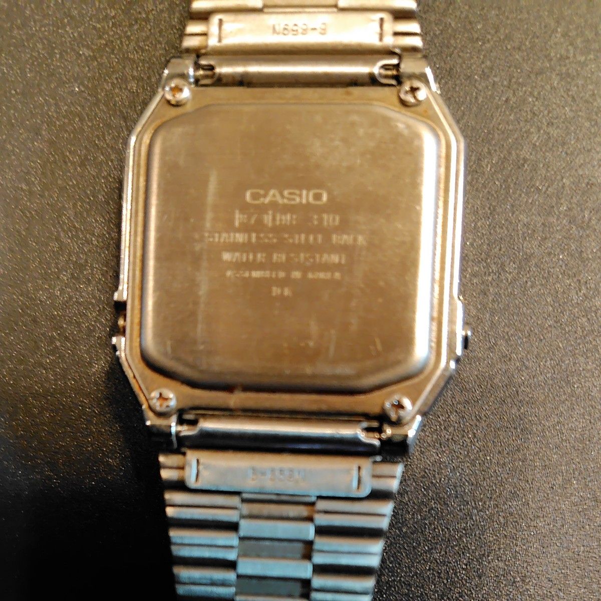 カシオ CASIO DATABANK DB-310 腕時計　動作未確認　ジャンク品 シルバー