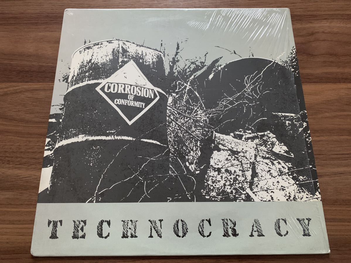 LP レコード シュリンク ◆ Corrosion Of Conformity C.O.C. / Technocracy / Death Records 88561-8153-1 / US盤 Hardcore Thrashの画像2