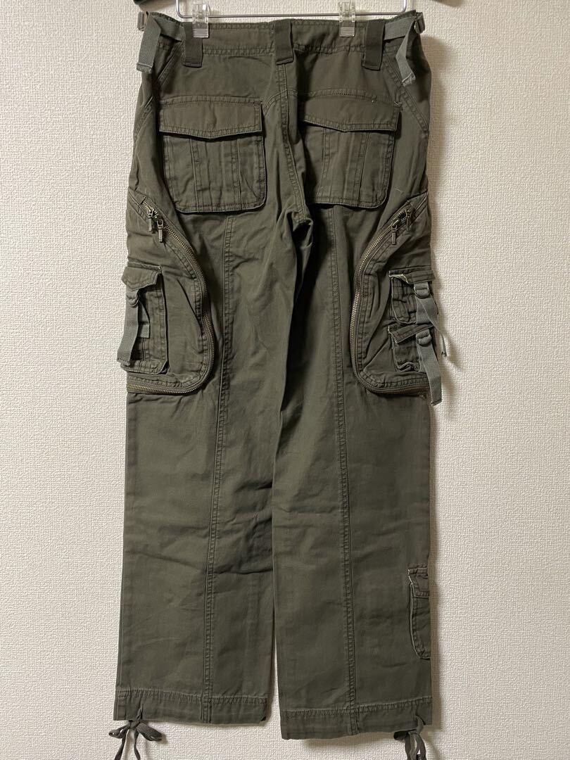 新品179/WG military gimmick Parachute Cargo Pants カーゴ パンツ 00's Y2K archive goa share spirit lgb ifsixwasnine kmrii julius_画像3