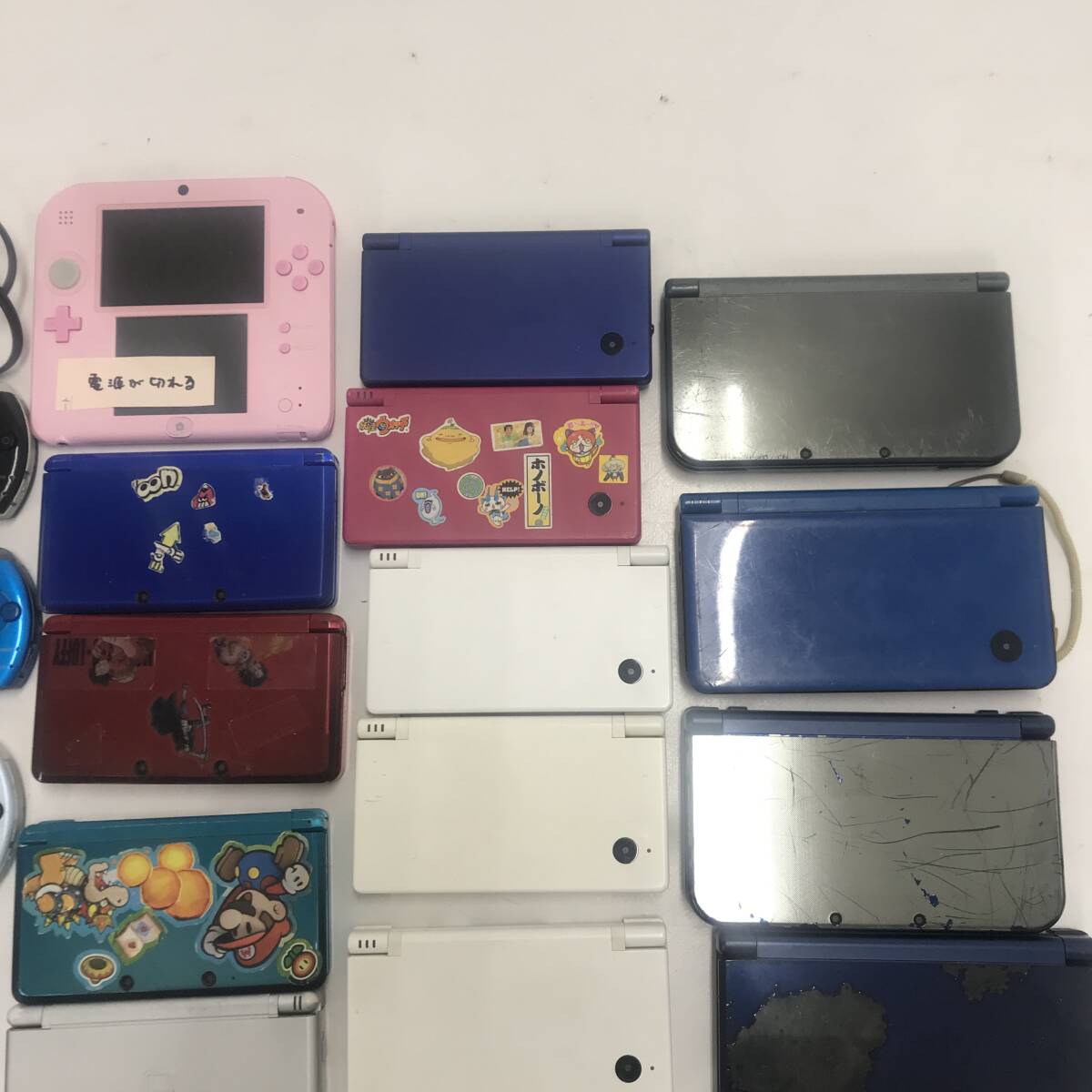 【1円～】ジャンク ゲーム機 まとめ売り Nintendoスイッチ液晶画面 3DSLL DS ゲームボーイ PSP 他 ※現状品 動作未確認【ジャンク品】の画像3