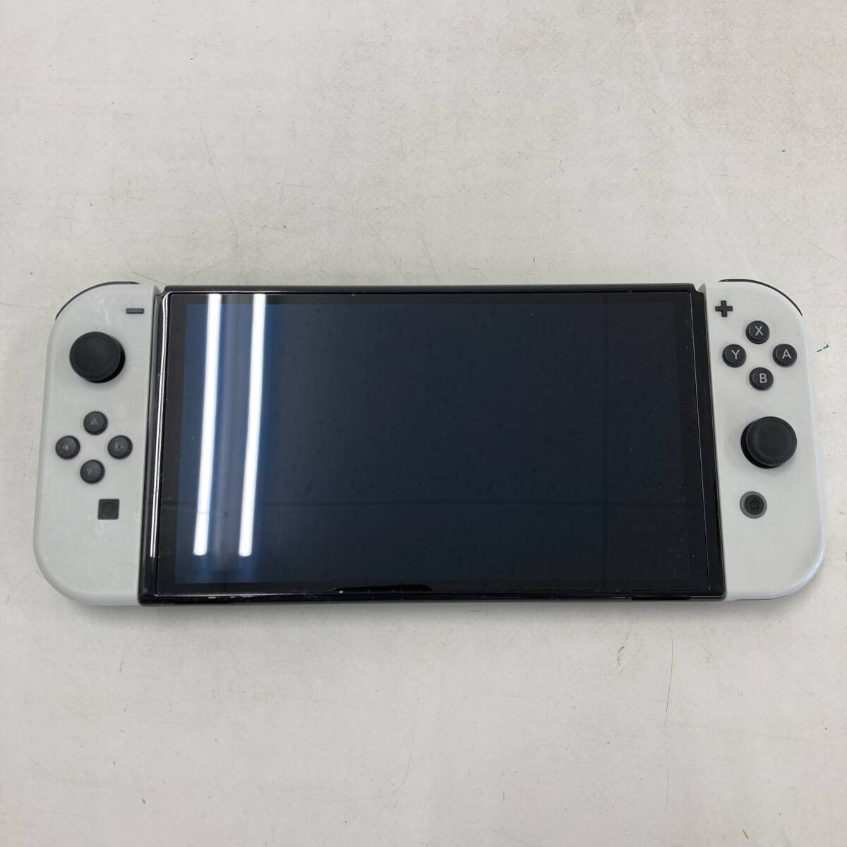 【1円～】Nintendo Switch ニンテンドースイッチ 有機EL ホワイト 本体のみ ※動作確認済み 【中古品】の画像1