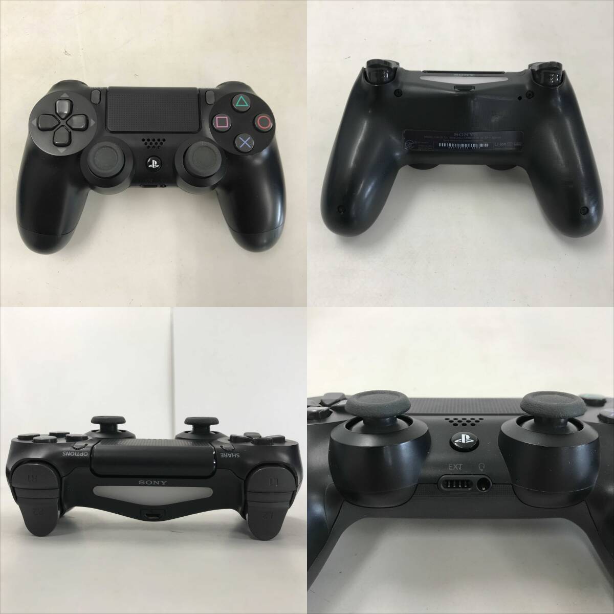 【1円～】SONY PS4 PlayStation4 CUH-2200A B01 ジェットブラック 500GB 本体セット 動作確認済み ※欠品あり【中古品】_画像9