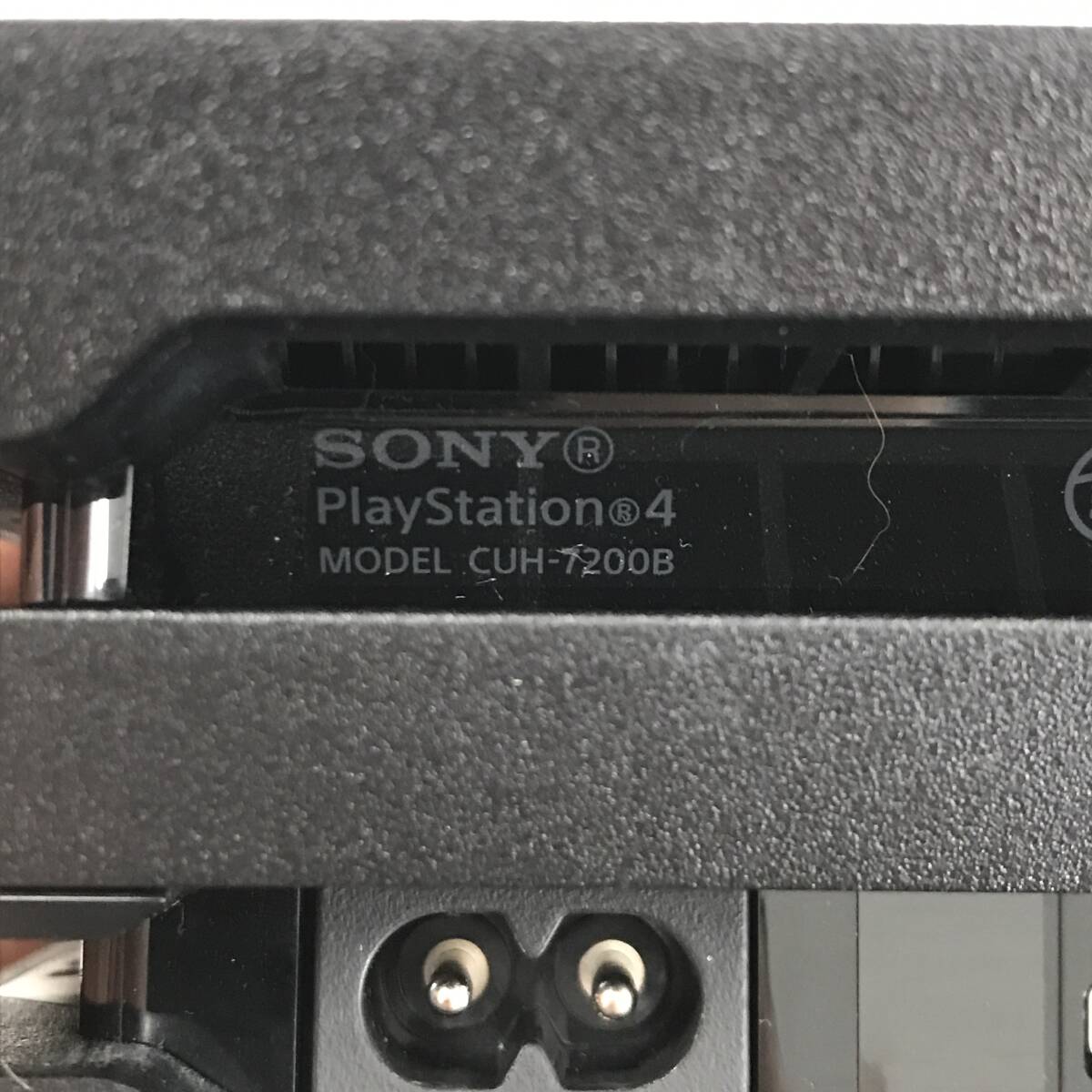 【1円～】SONY PS4 Pro PlayStation4 CUH-7200B B01 ジェットブラック 1TB 本体セット 動作確認済み ※欠品あり【中古品】_画像8