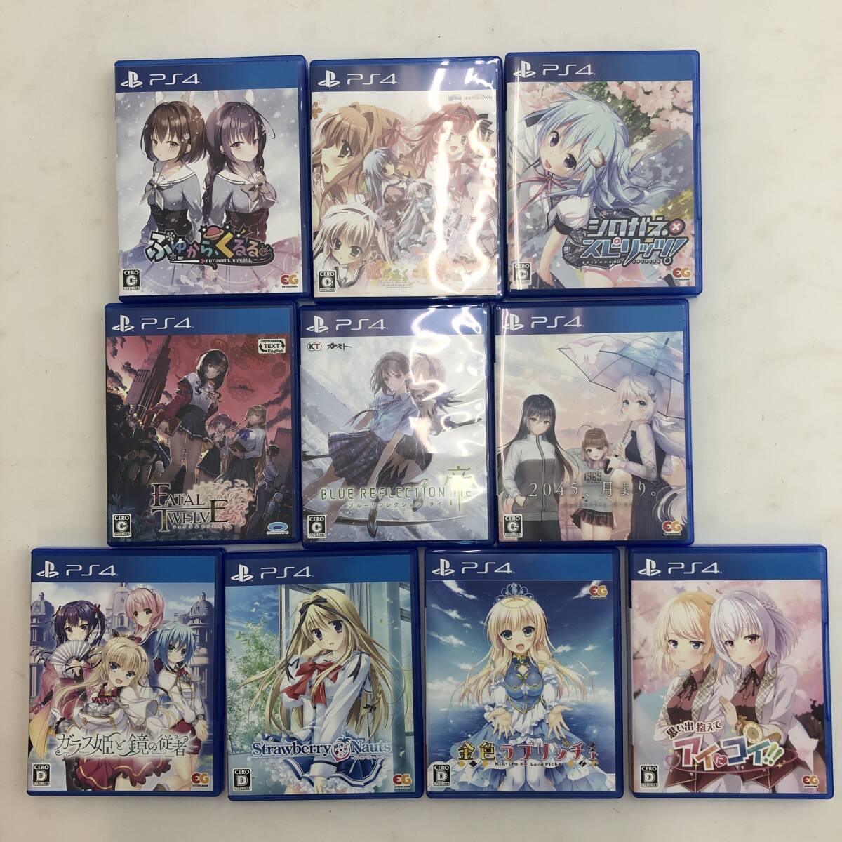 【1円～】 PS4ソフト 10本セット まとめ売り(ふゆから、くるる 恋がさくころ桜どき シロガネ×スピリッツ! 他)【中古品】_画像1