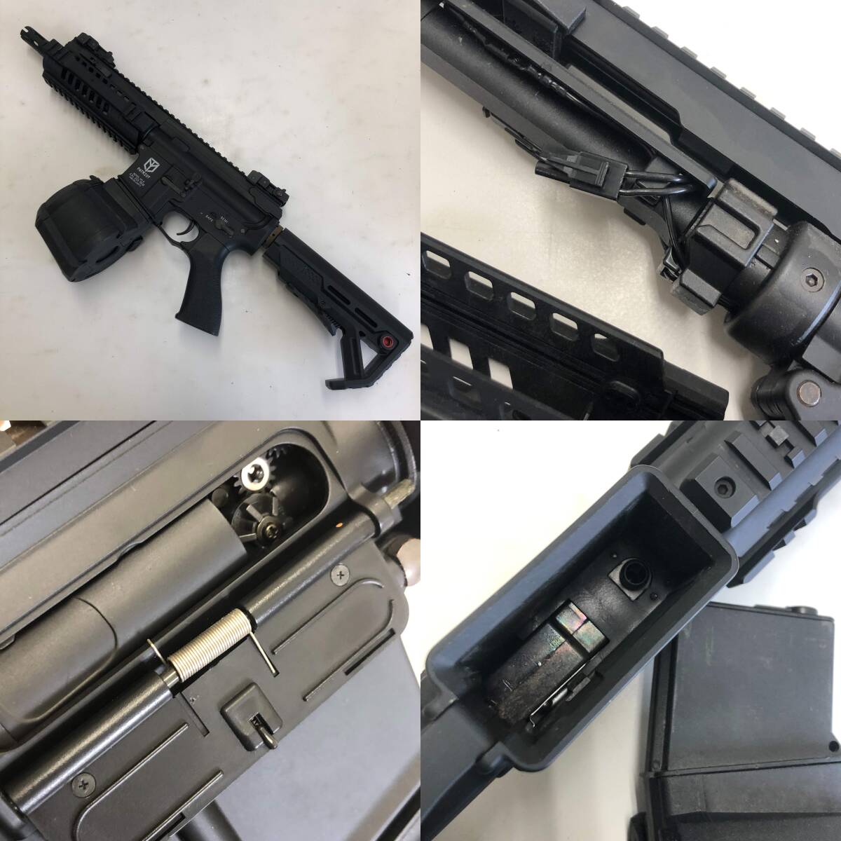 [1 jpy ~] Junk military toy gun set sale electric gun air gun gas gun etc. * operation not yet verification / parts taking ..[ junk ]