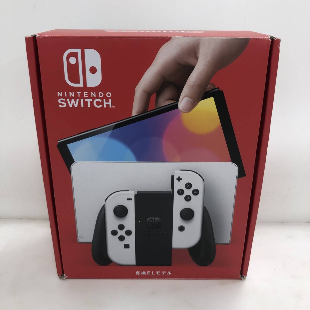 【1円~】Nintendo Switch ニンテンドースイッチ 有機ELモデル ホワイト XTJ 本体セット 動作確認済み ①【中古品】