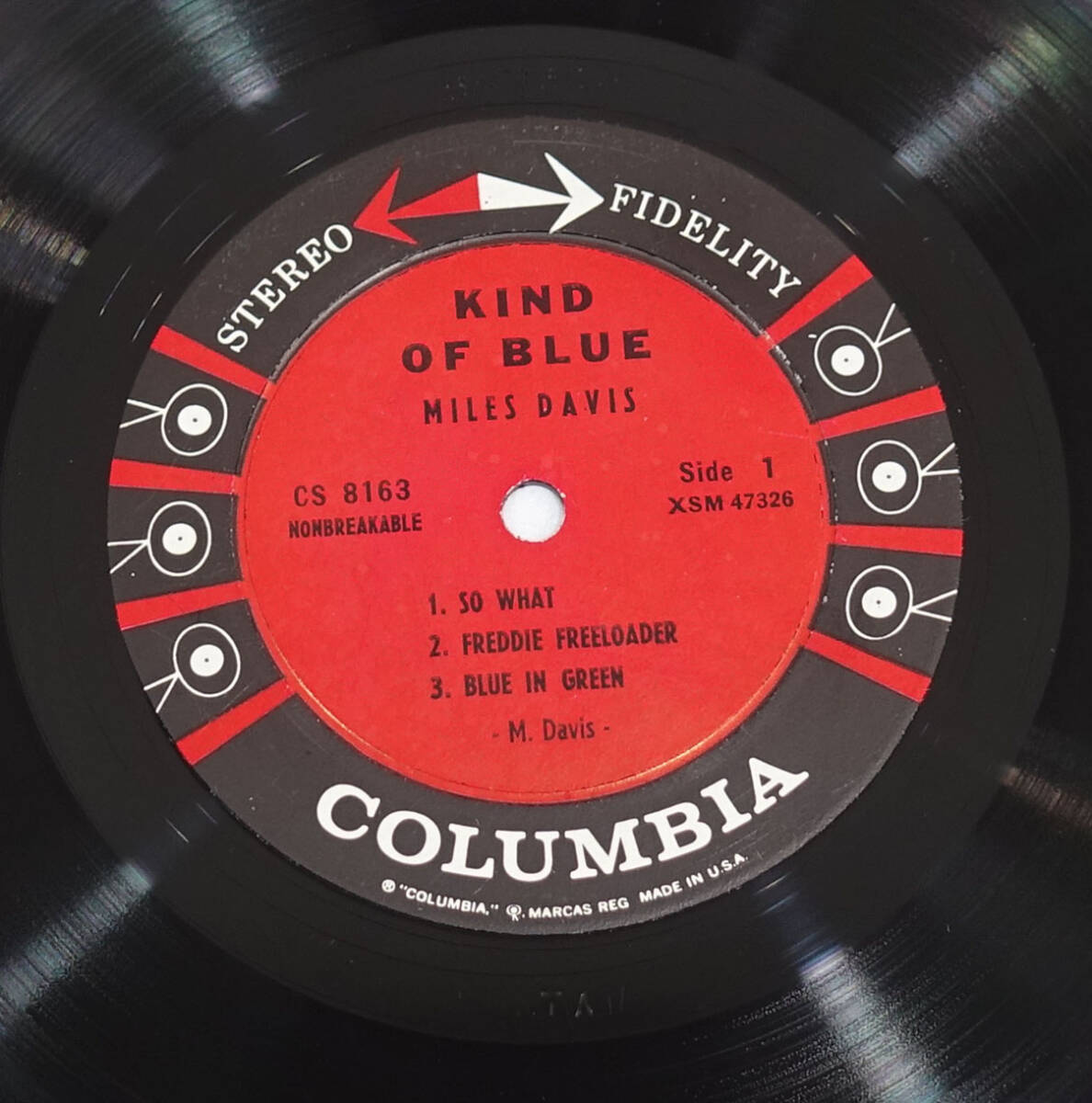 US Columbia CS 8163 original 6EYES KIND OF BLUE / Miles DAVIS